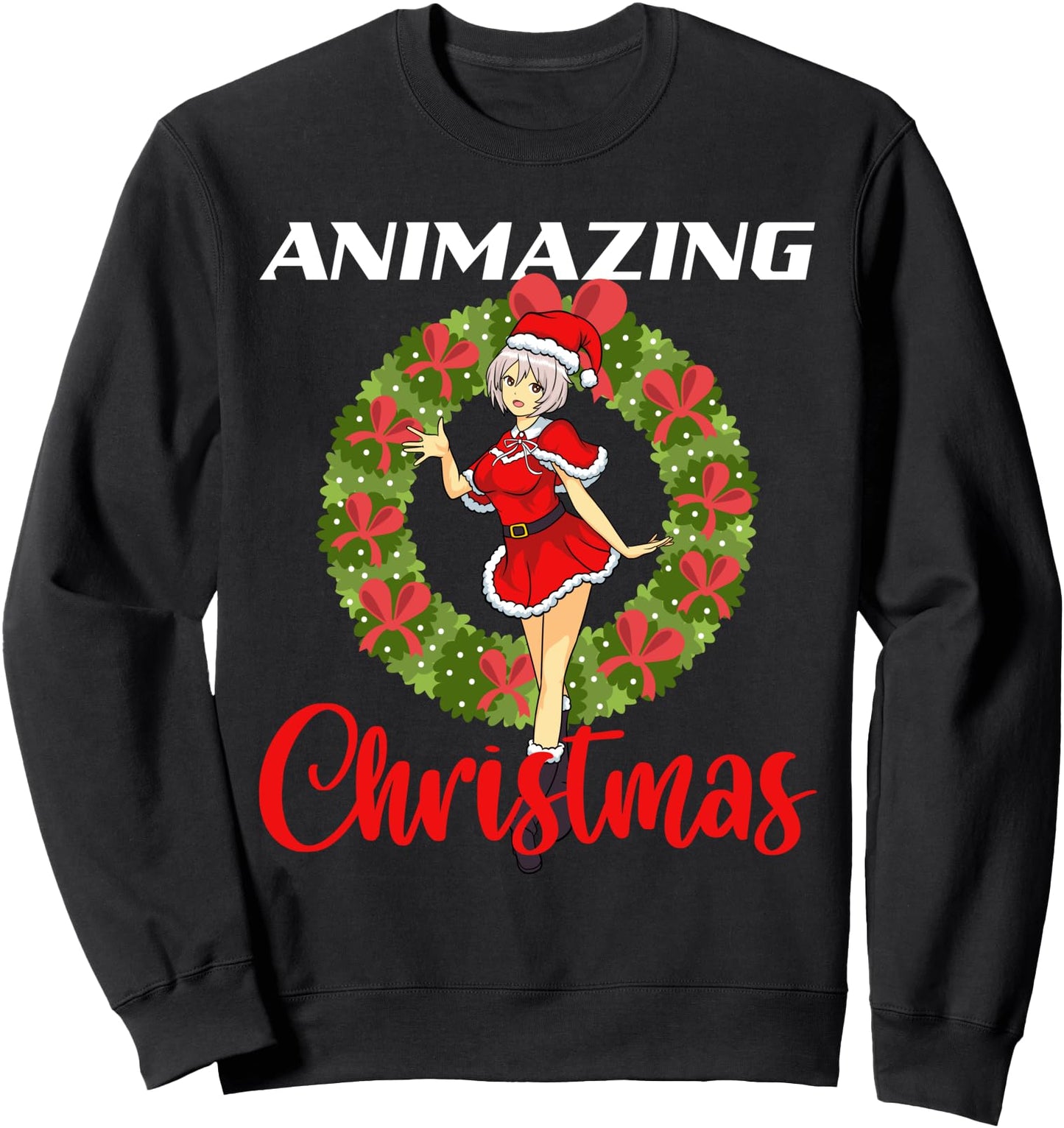 Japanese Anime Manga Gaming Cosplay Merry Christmas Anime Sweatshirt