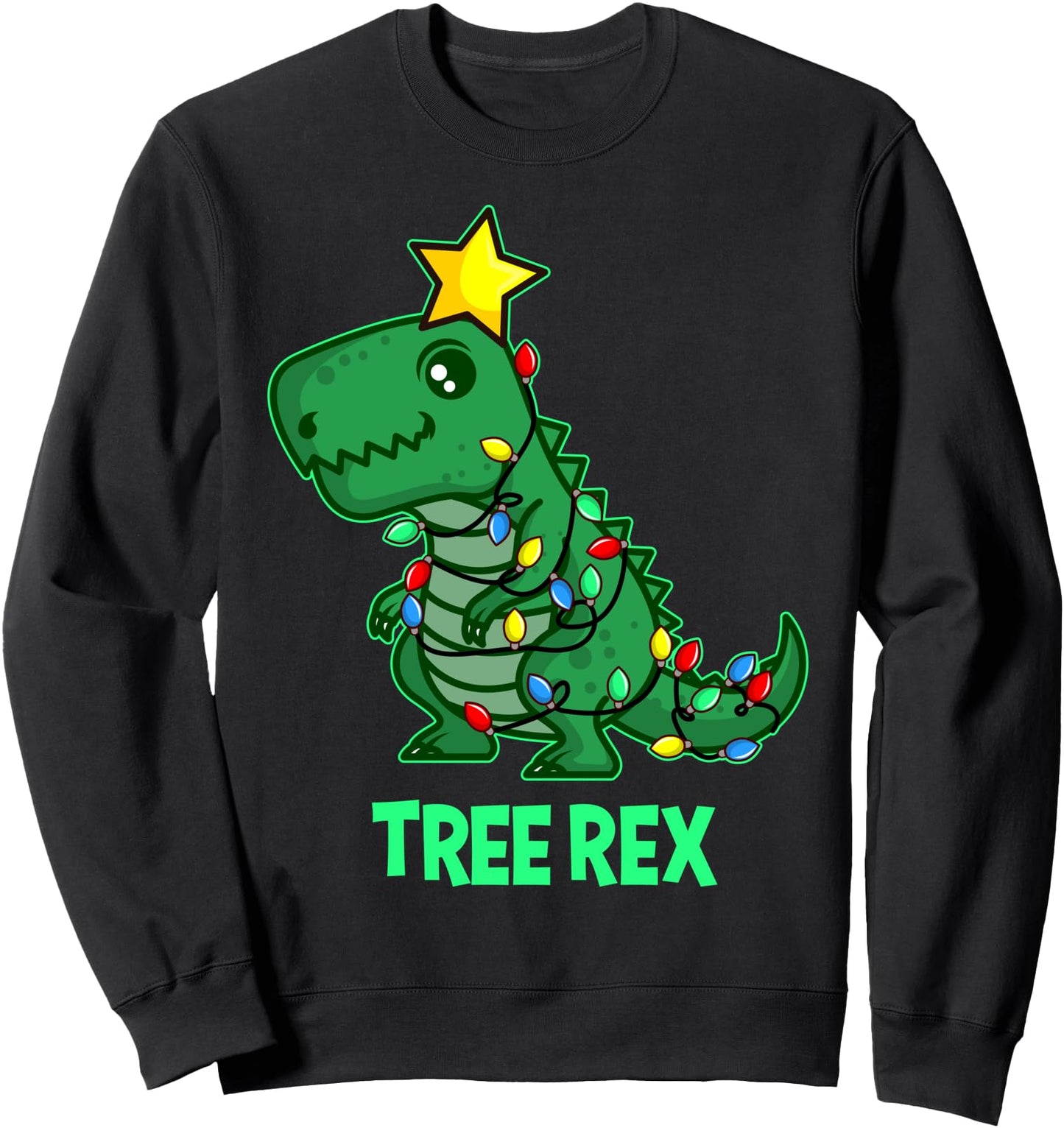 Ugly Christmas Sweater T REX Christmas Tree Rex Sweatshirt