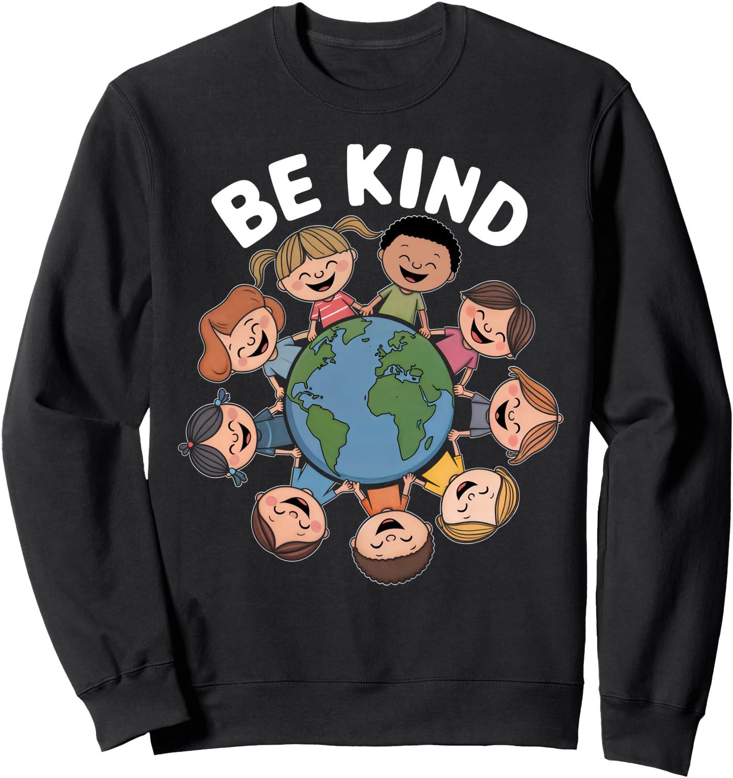 In A World Be Kind Earth World Kindness Day Teachers Sweatshirt