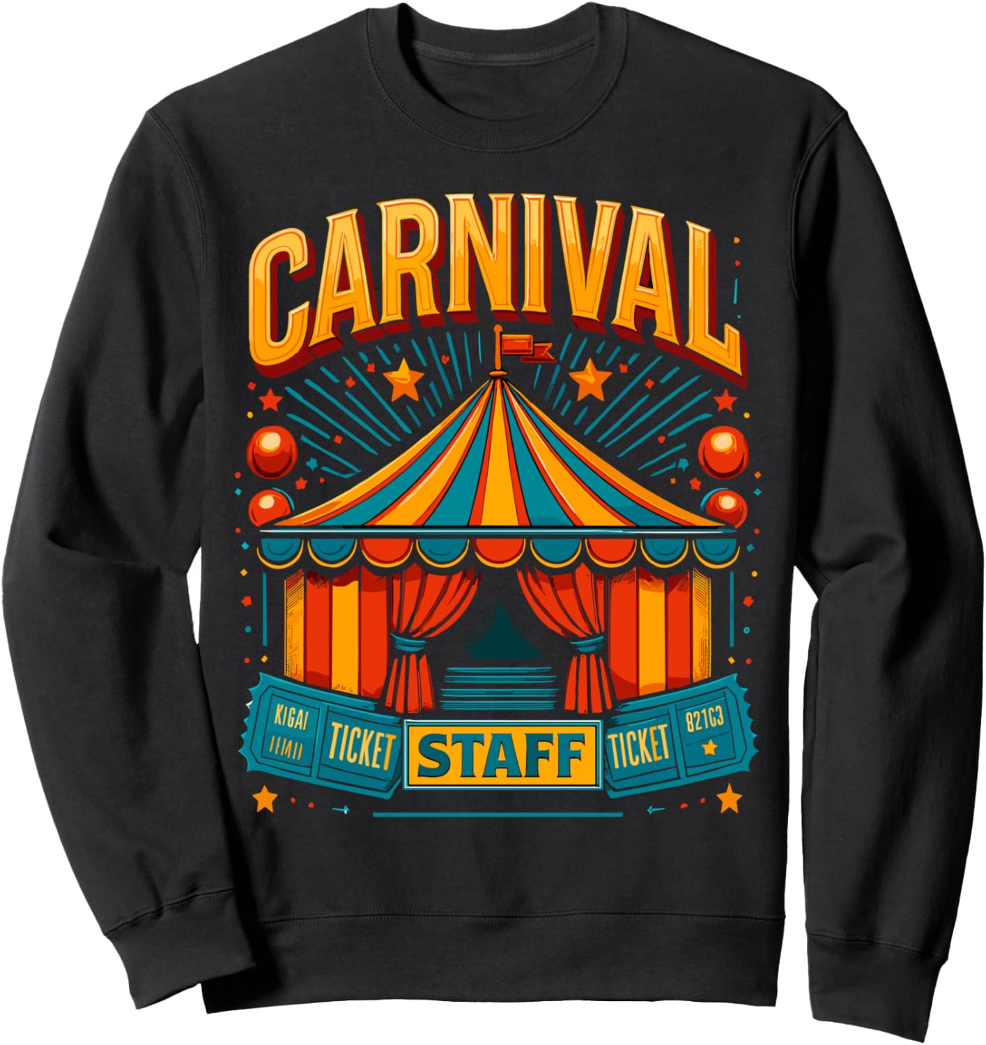 Circus Staff Matching Funny Carnival Staff Sweatshirt