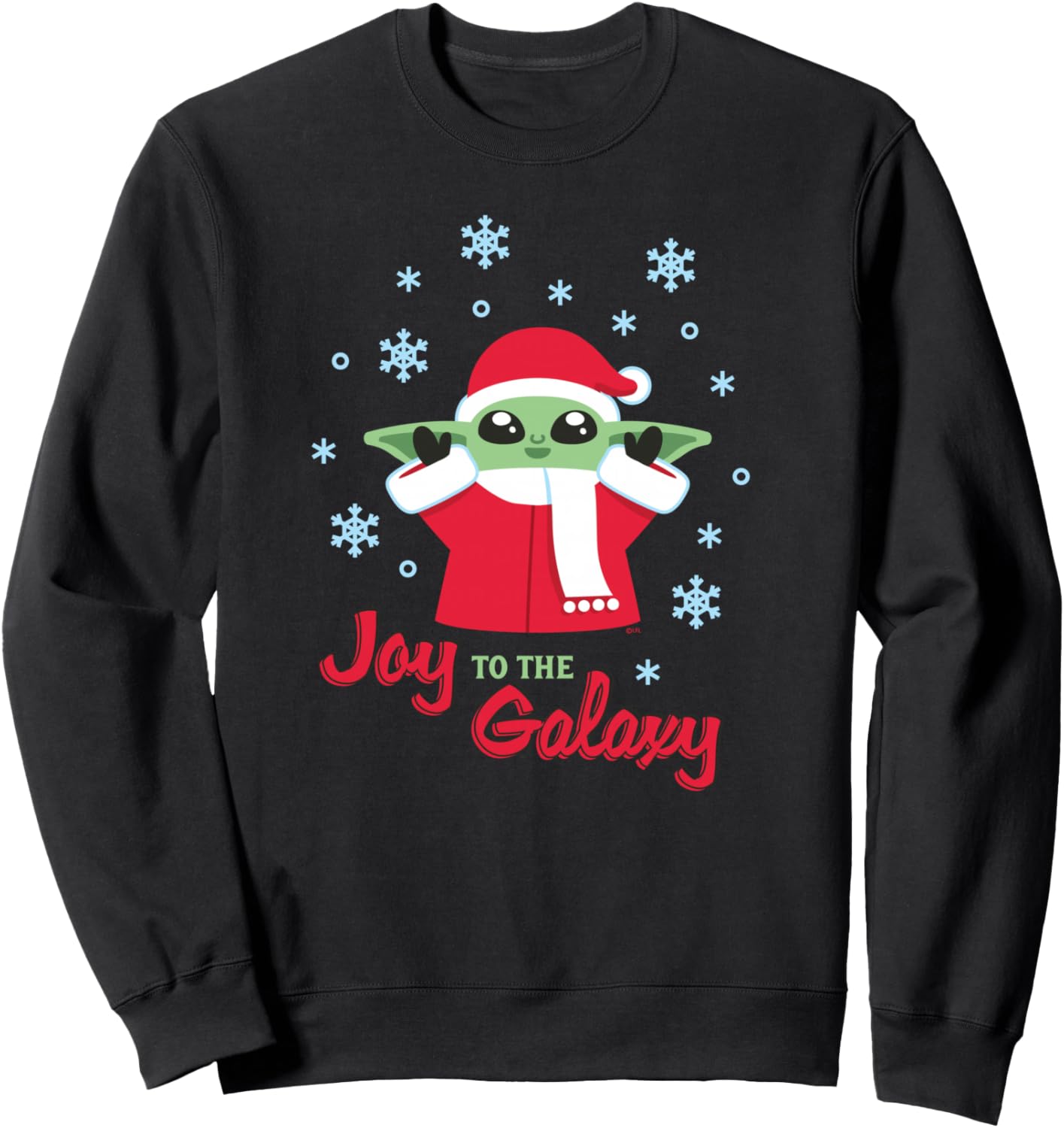 Star Wars The Mandalorian Grogu Joy to the Galaxy Holiday Sweatshirt