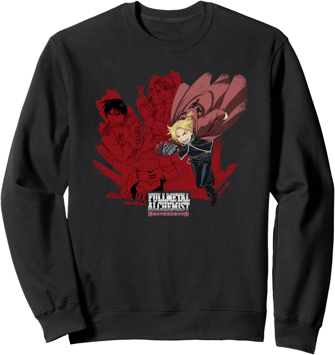 Fullmetal Alchemist: Brotherhood Splatter Pose Anime Sweatshirt