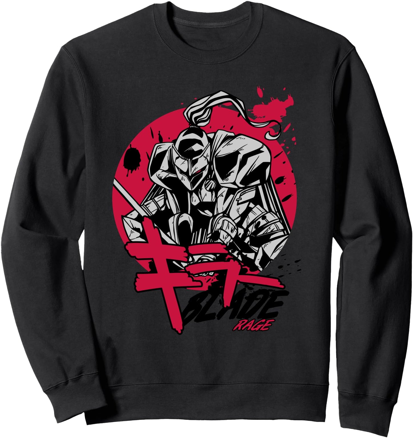 Japanese Swordsman Kanji Ninja Sweatshirt