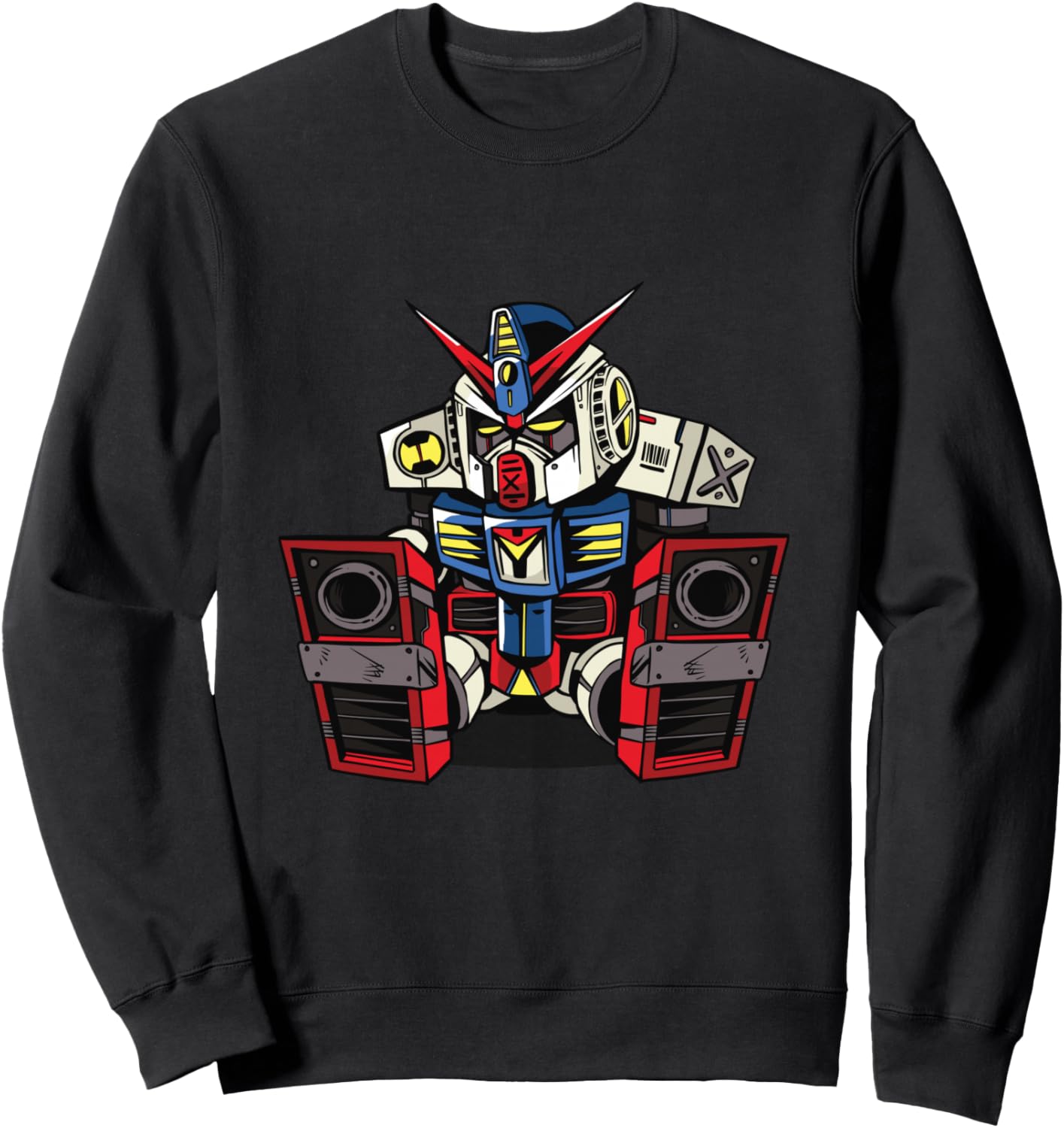 Sleepy Mecha Robot Science Fiction Anime Sweatshirt