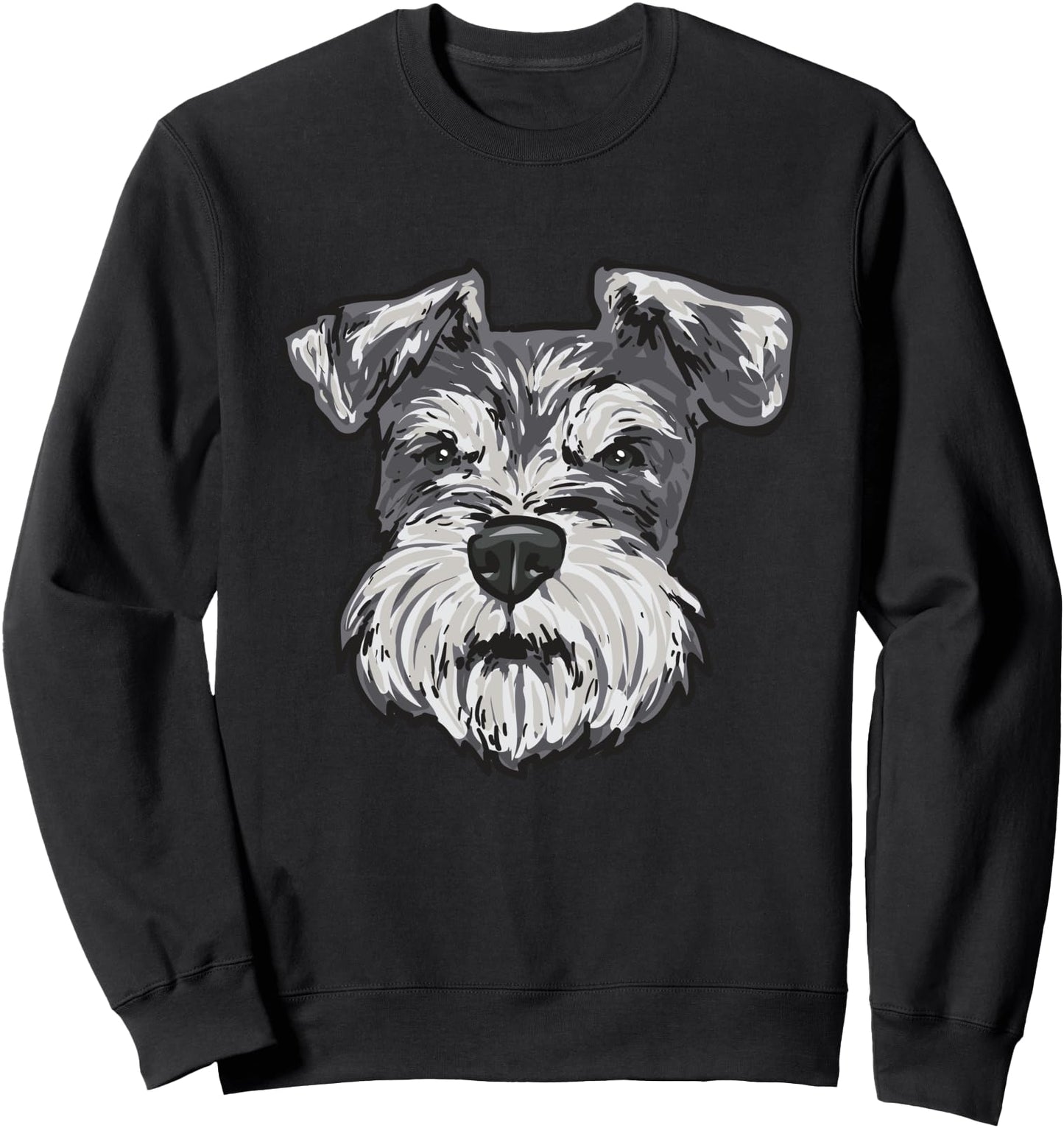 Mini Schnauzer Face Miniature Schnauzer Sweatshirt