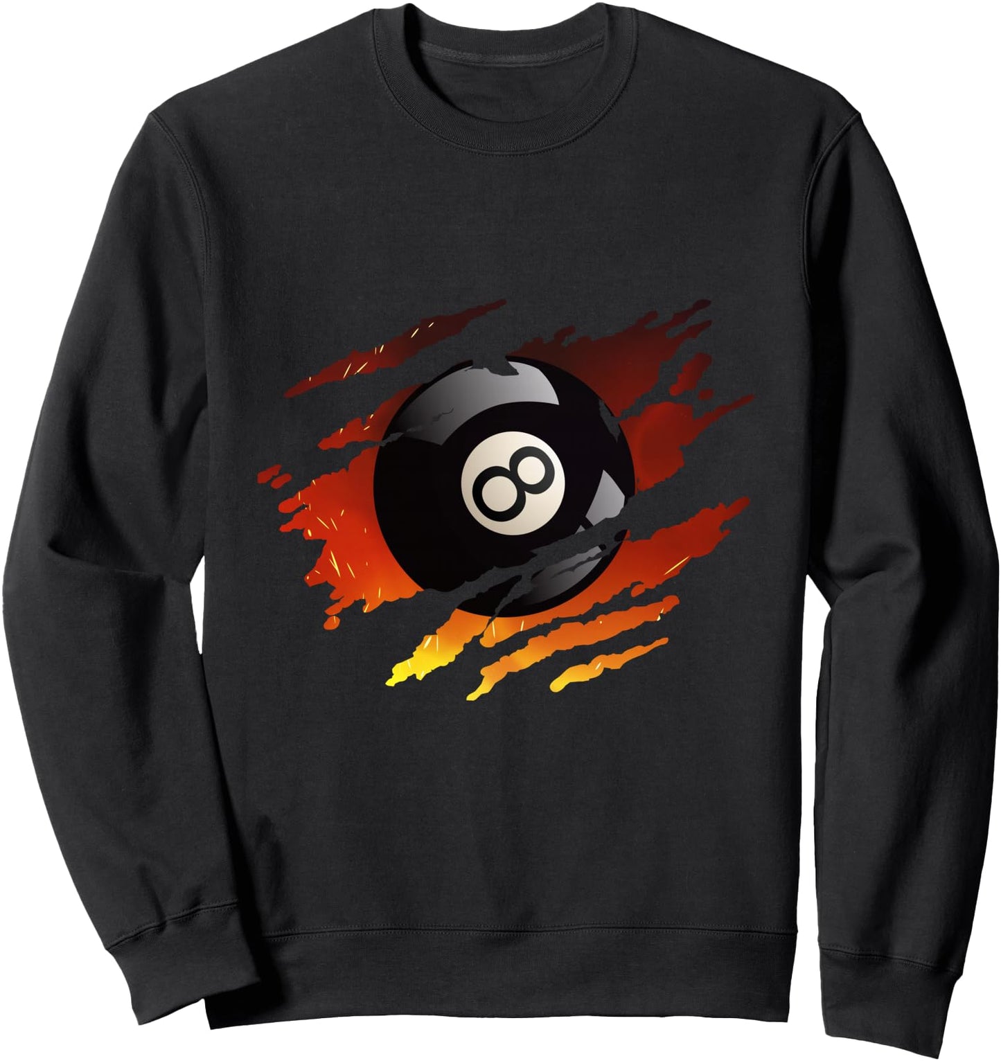Billiards Men 8 Ball Pool Pool League Snooker Eight Ball Sweatshirt