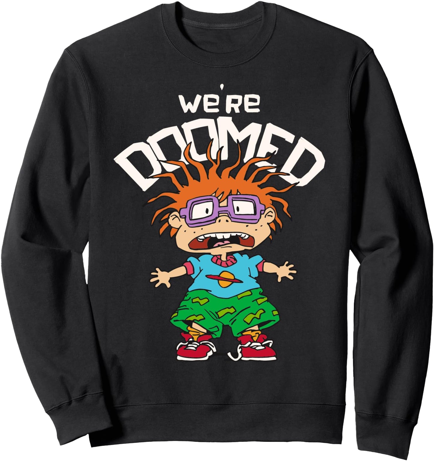 Rugrats Chuckie We're Doomed Sweatshirt Sweatshirt