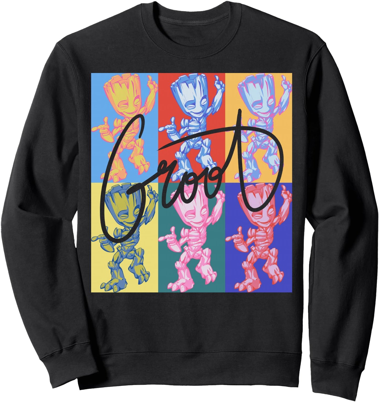 Marvel Guardians Of The Galaxy Groot Pop Art Panels Sweatshirt