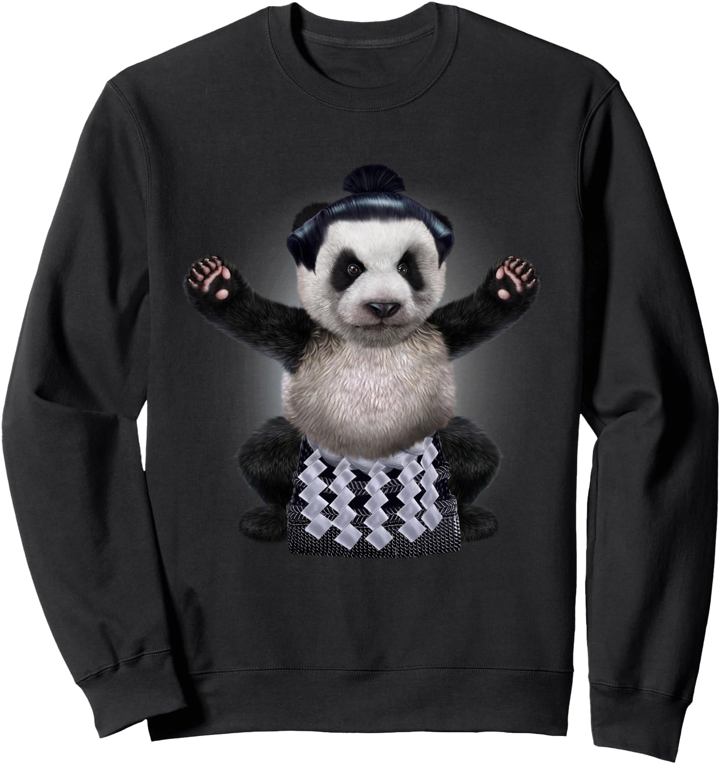 Giant Panda as Japanese Sumo Wrestler Sweatshirt