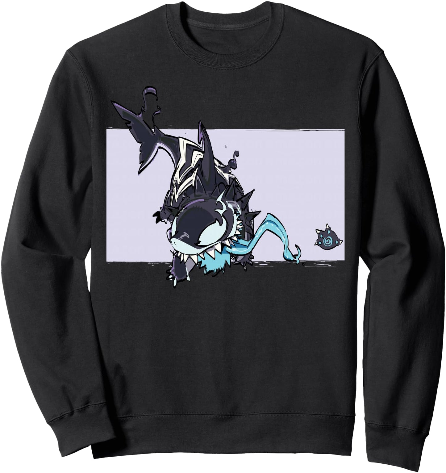 Marvel Rivals Jeff the Land Shark Devouring Duo Venom Skin Sweatshirt