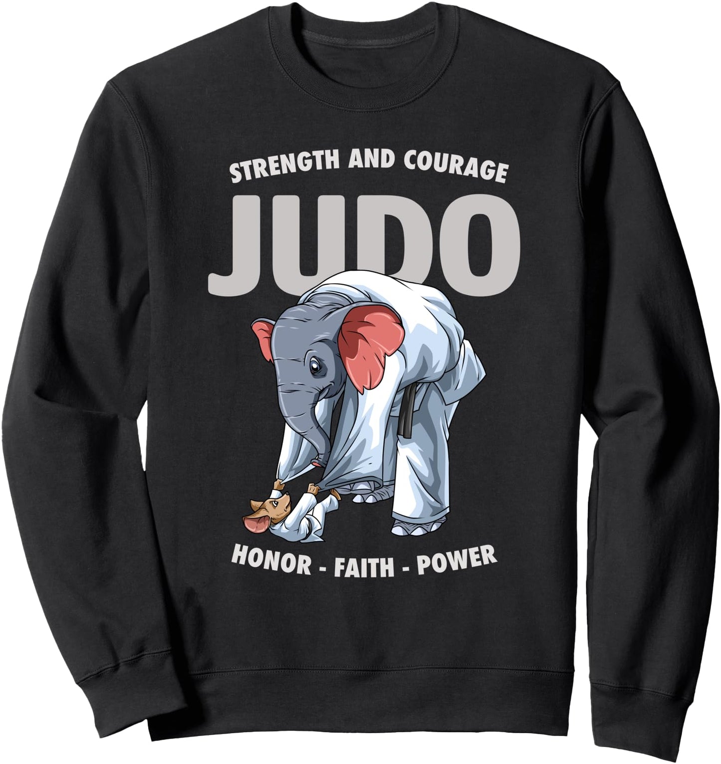 Judo Animals - Cute Japanese Martial Arts Judo Sweatshirt