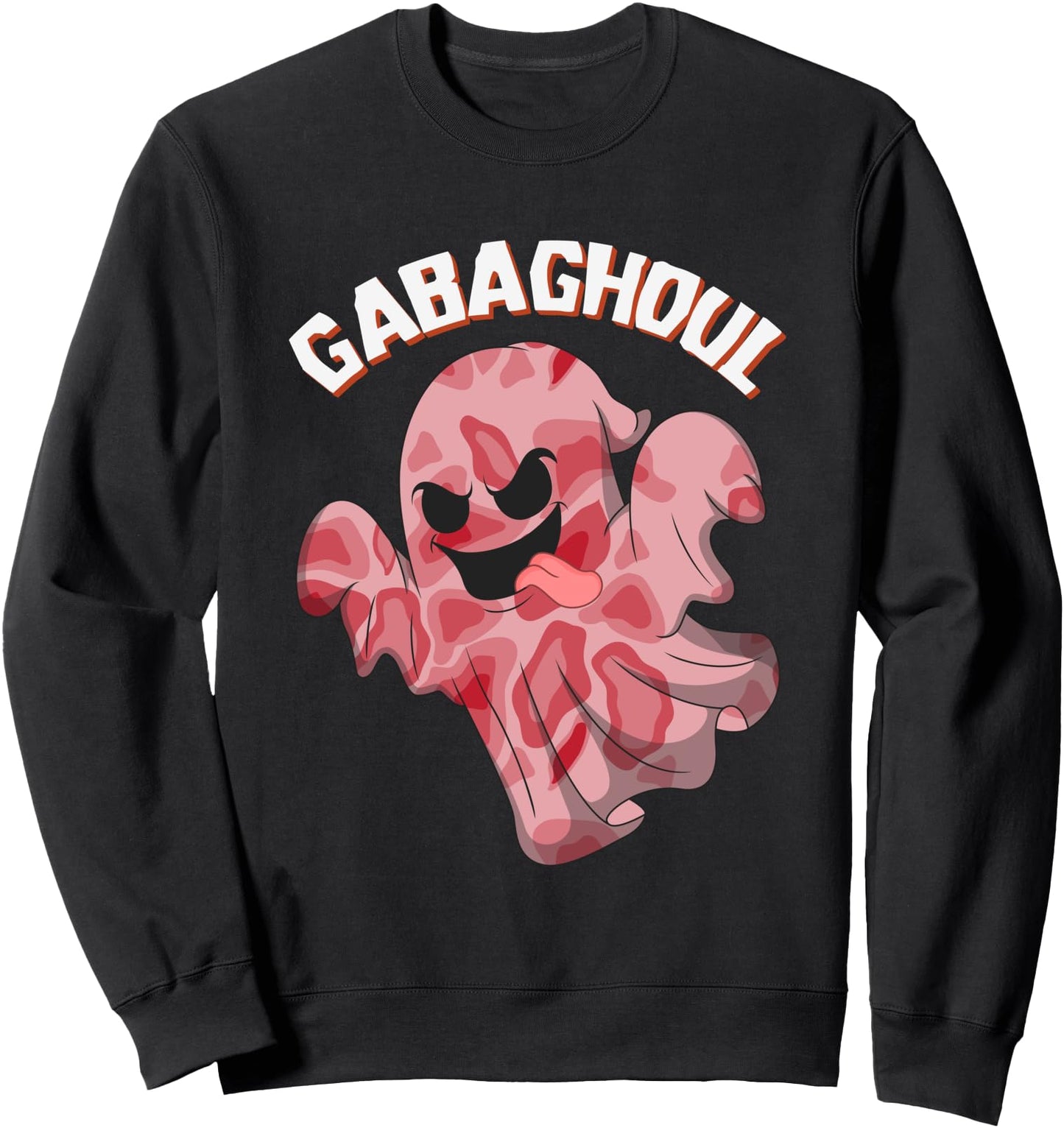 Gabaghoul Ghost Italian Ham Halloween Gabagool Parody Sweatshirt