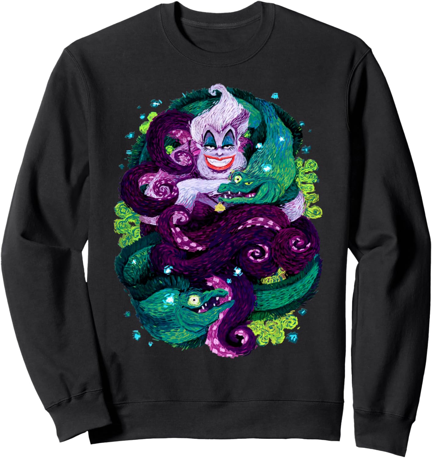 Disney The Little Mermaid Ursula Sea Witch Painting Sweatshirt