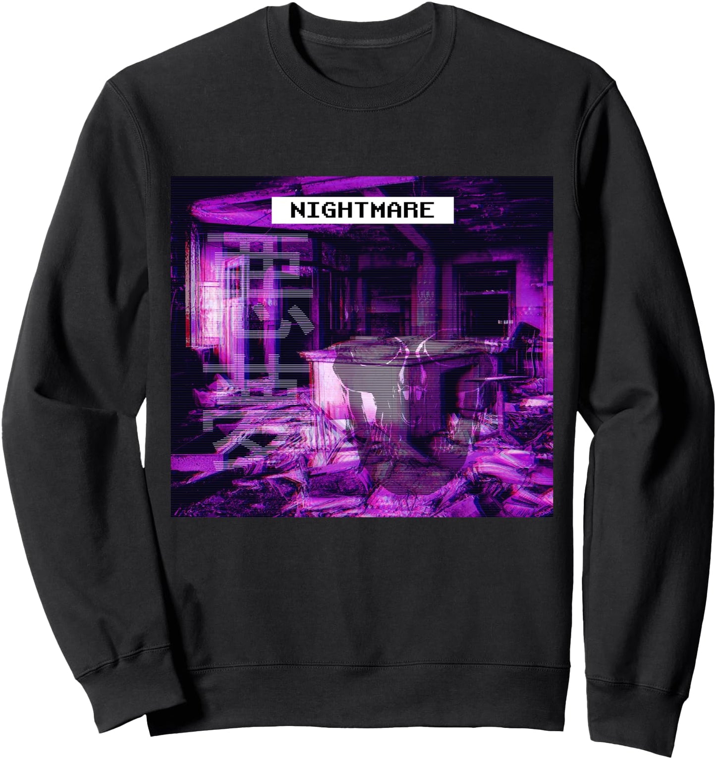 Glitchcore Weirdcore Aesthetic Hyperpop Nightmare Japanese Sweatshirt