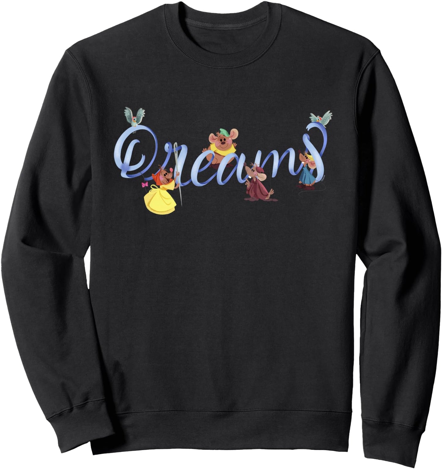Disney Cinderella 75th Anniversary Jaq Gus & Mice Dreams Sweatshirt