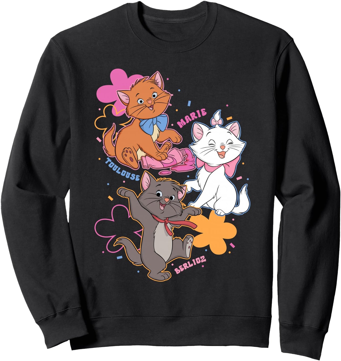 Disney The Aristocats Marie Tolouse And Berlioz Group Shot Sweatshirt
