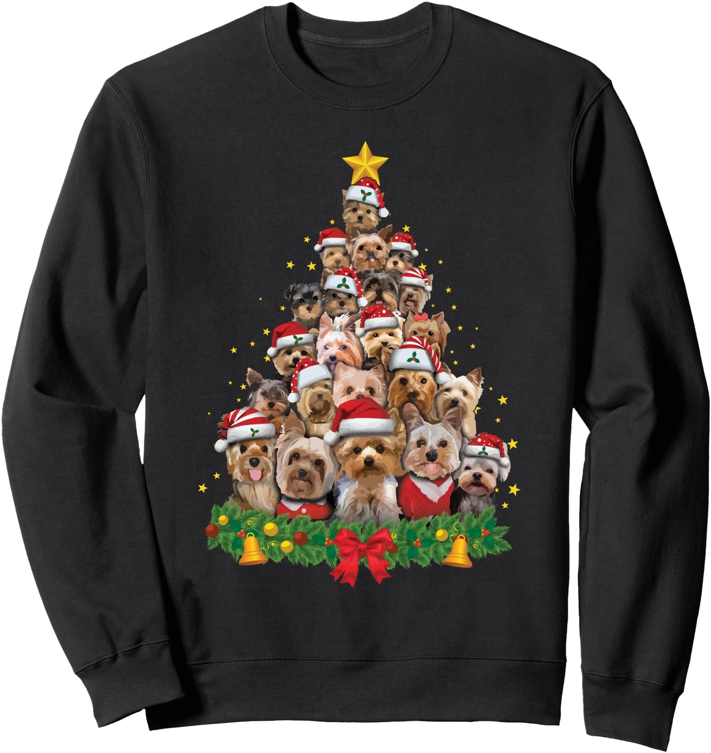 Christmas Yorkie Yorkshire Terrier Dog Lover Love Christmas Sweatshirt