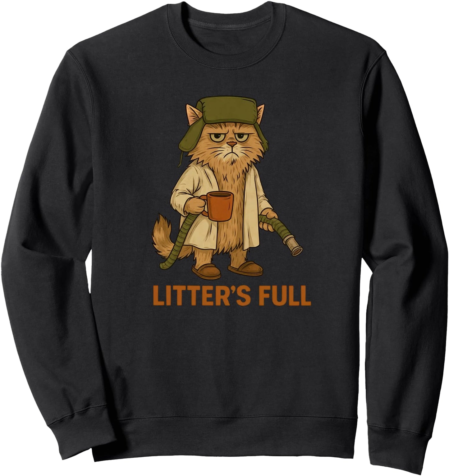 Litter's Full Cat Parody Tee Sweatshirt