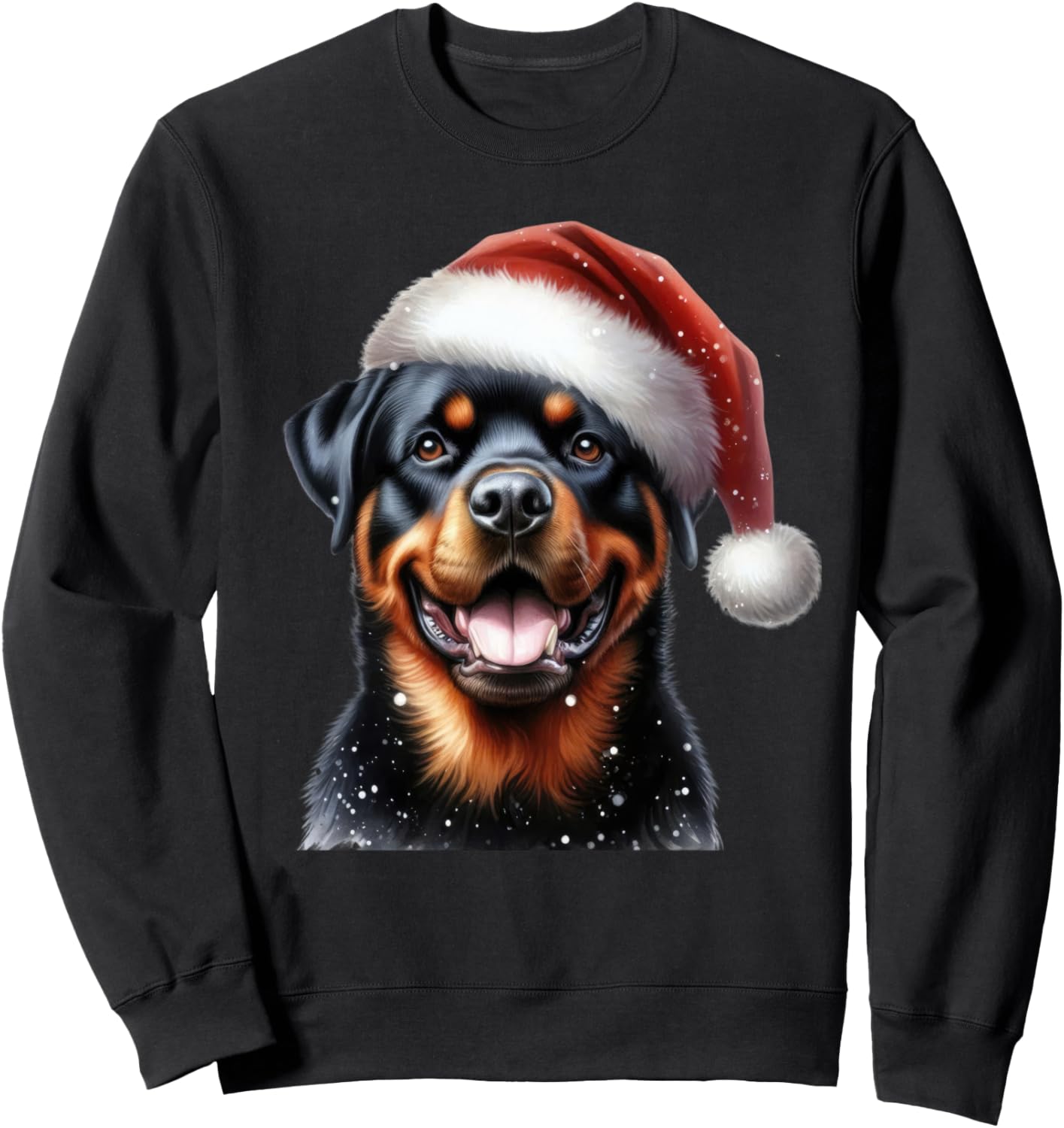 Rottweiler Santa Claus Dog Christmas Sweatshirt