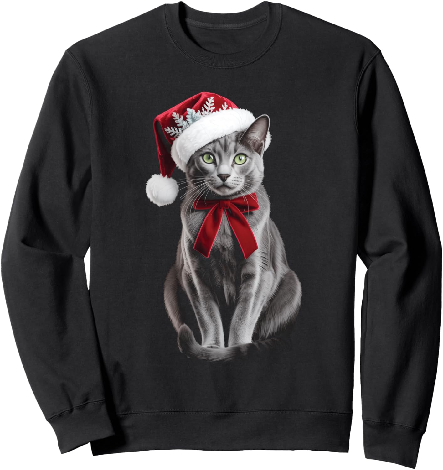 Russian Blue Christmas Sweatshirt