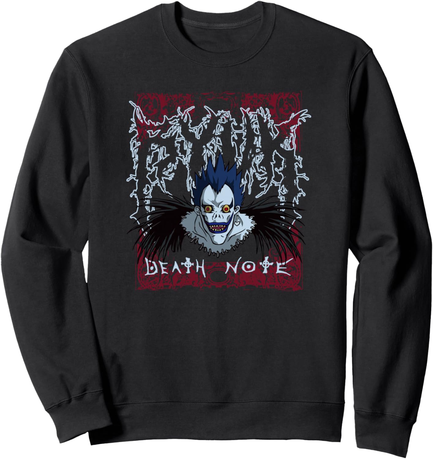 Death Note Heavy Metal Shinigami Ryuk Anime Sweatshirt
