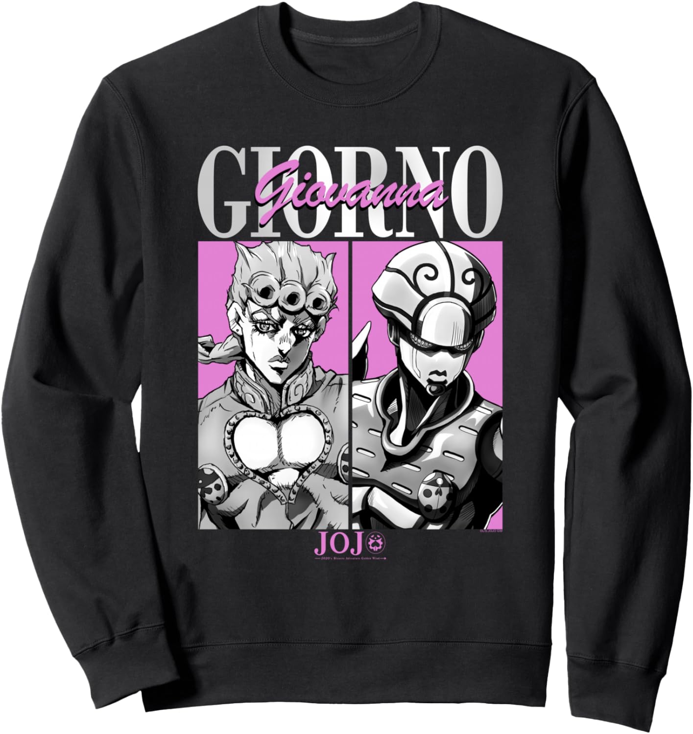JoJo's Bizarre Adventure Giorno & Golden Wind Panels Anime Sweatshirt