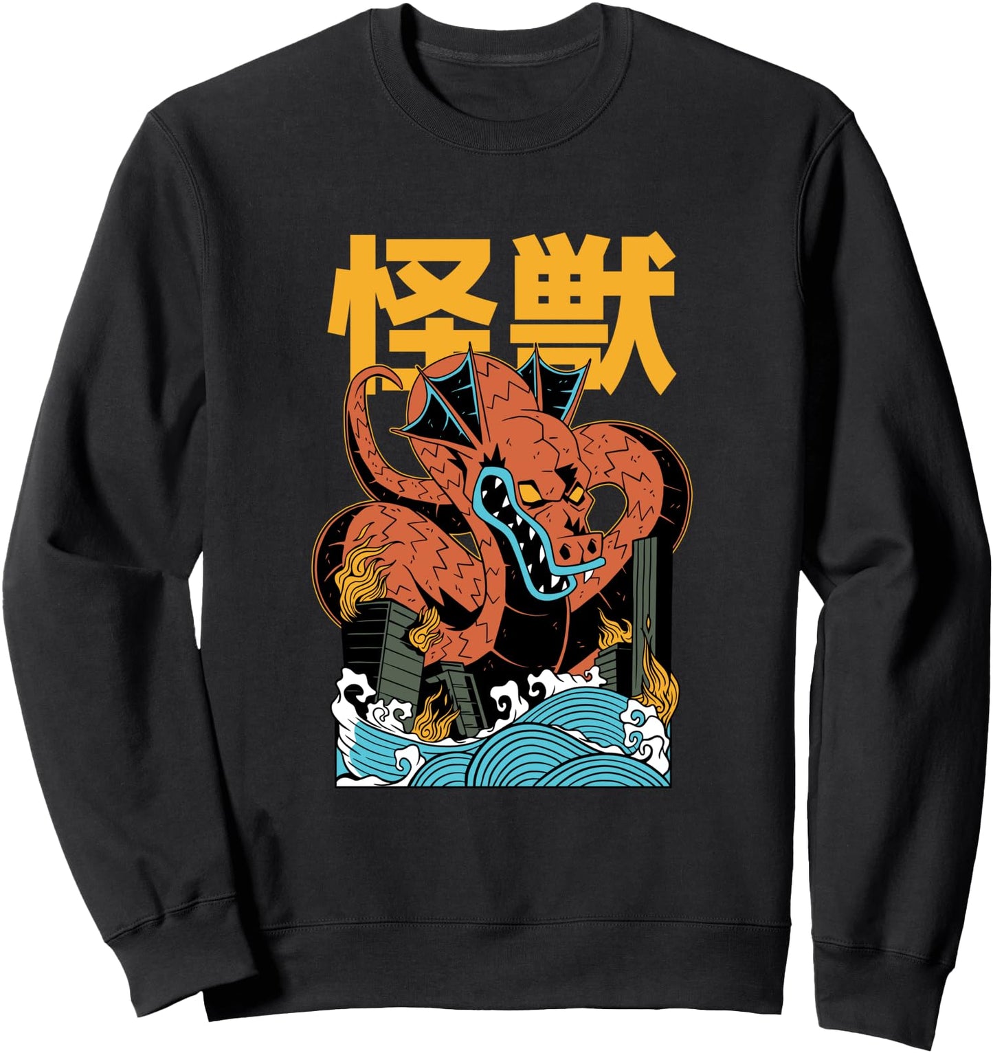 JAPANESE KAIJU - Giant Dragon MANDA Sweatshirt