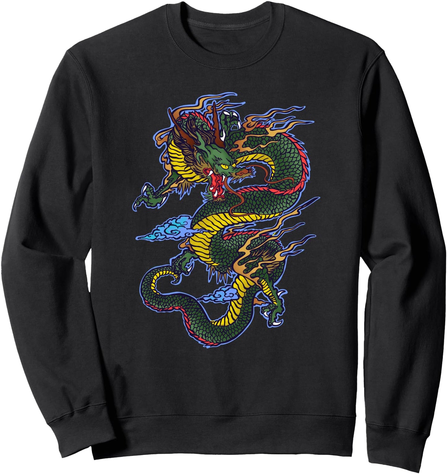 Vintage Japanese Dragon Tattoo Sweatshirt