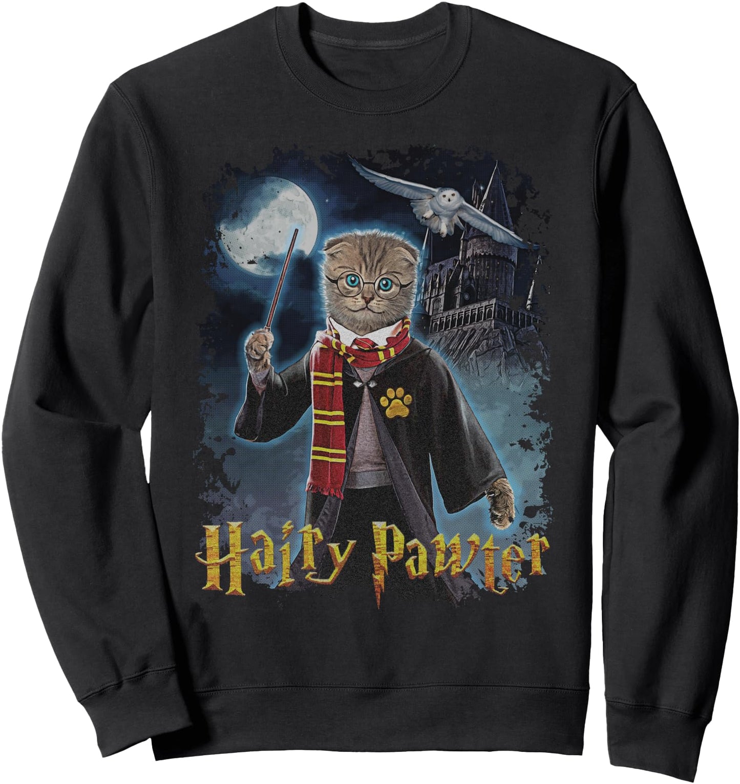 Vincent Hie Movie Parody Hairy Harry Pawter Potter Cat Lover Sweatshirt