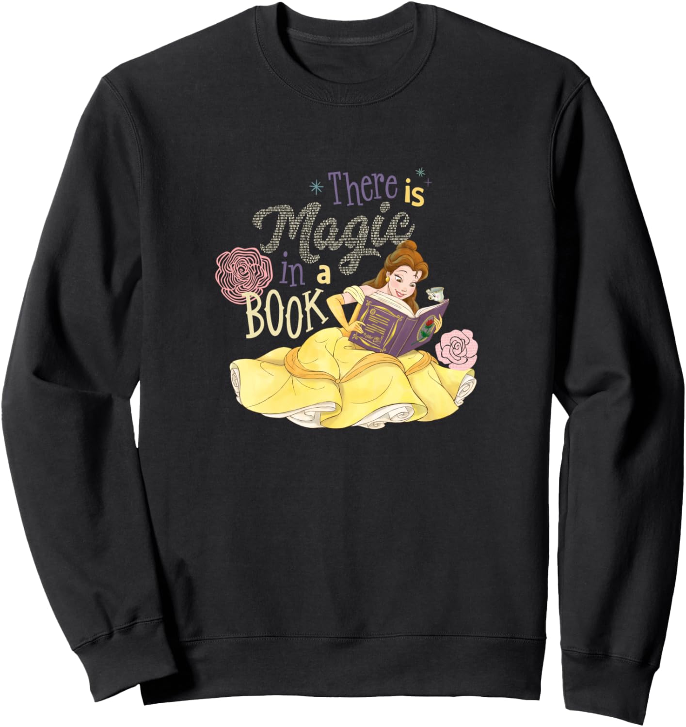 Disney Beauty and the Beast Belle There Is Magic In A Book Sweatshirt