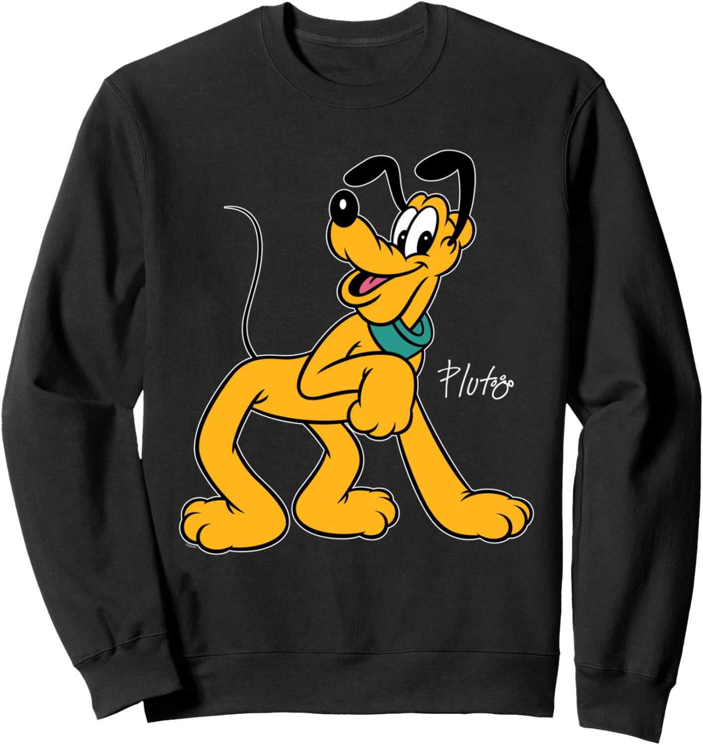 Disney Pluto the Dog Retro Character Pose Trip Matching Sweatshirt