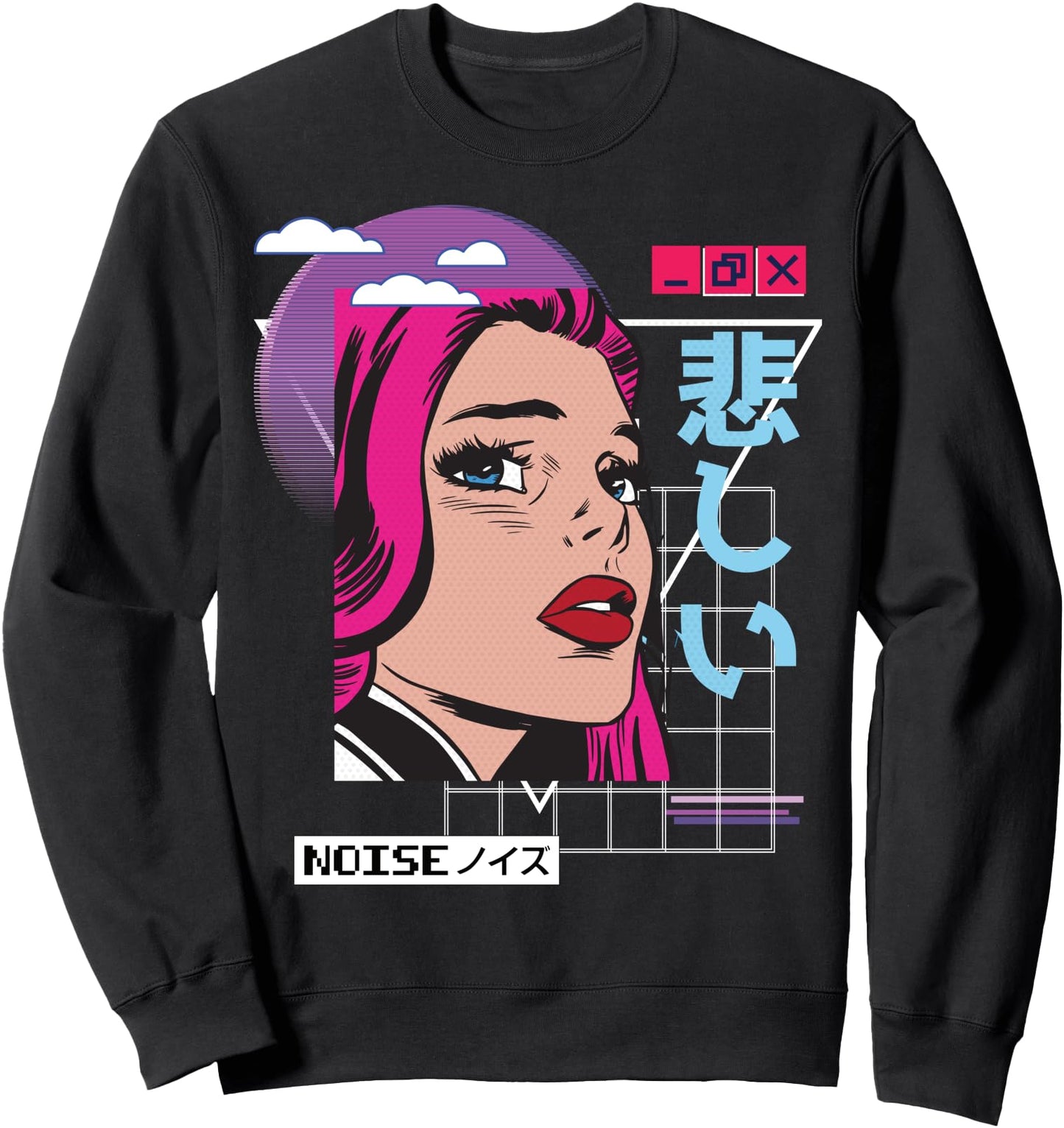 Vaporwave - Kawaii Aesthetic - Japanese Korean - Pop Art Sweatshirt