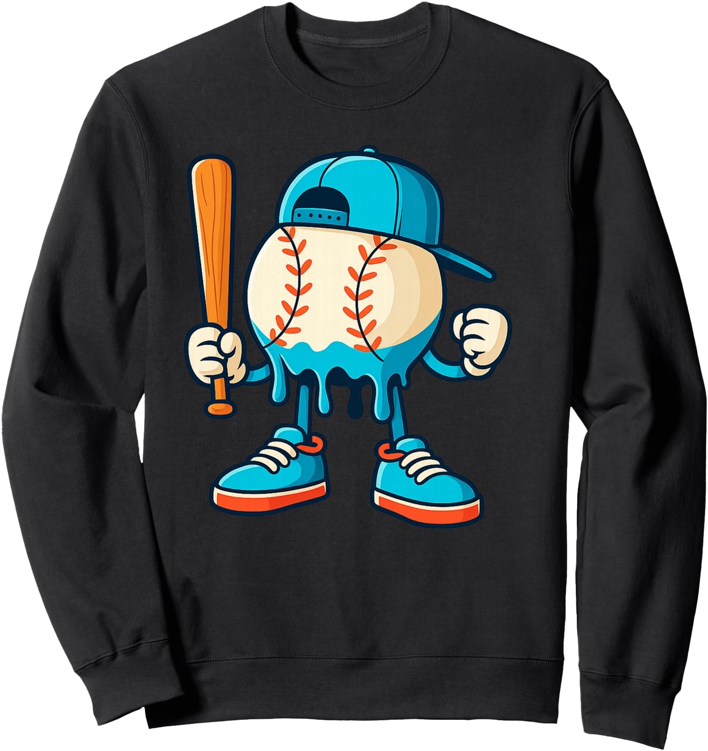 Baseball Lifestyle 101 Apparel Youth Baseball Drip Icecream Sweatshirt