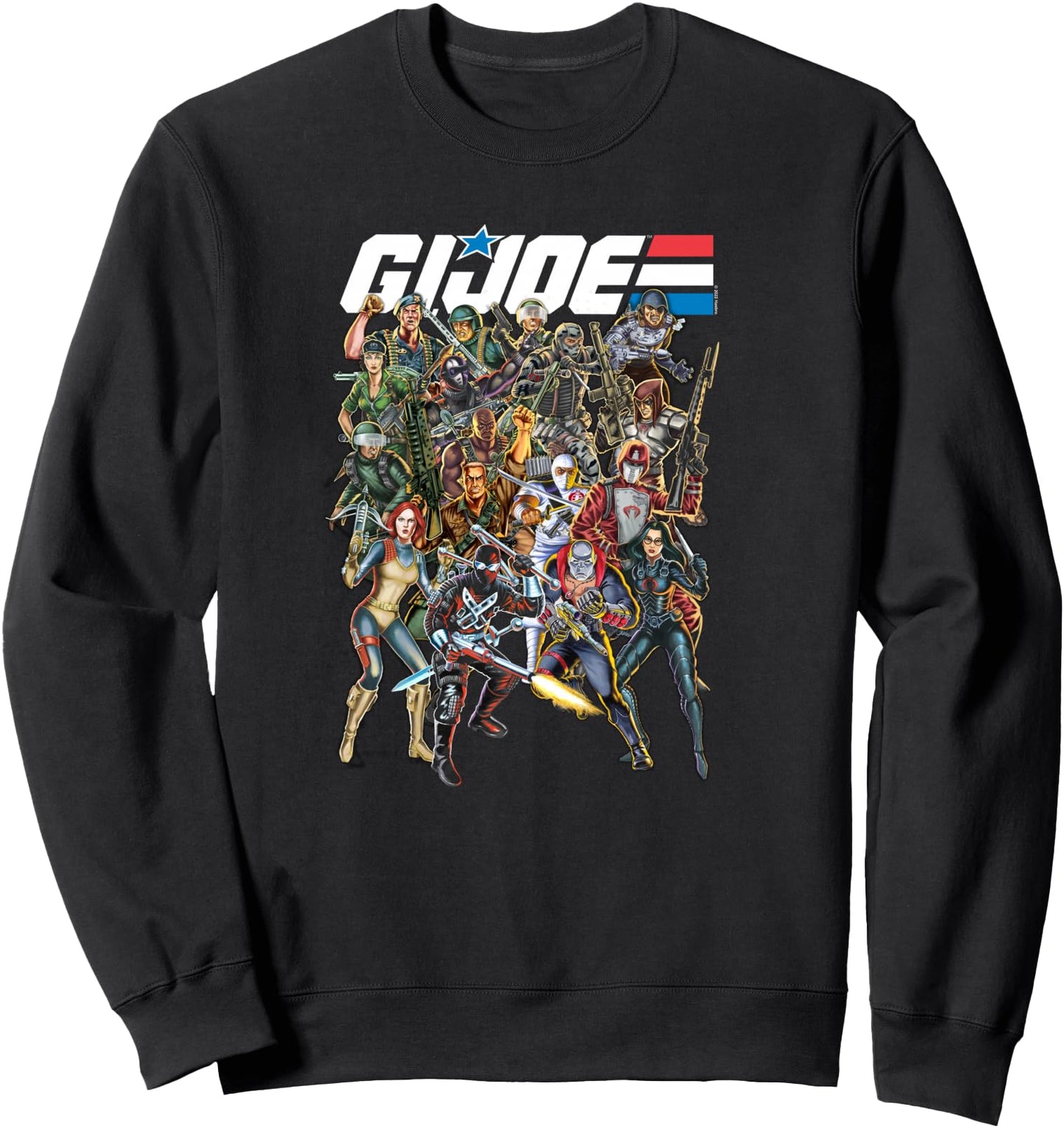 G.I. Joe A Real American Hero Vintage Character Mashup Sweatshirt