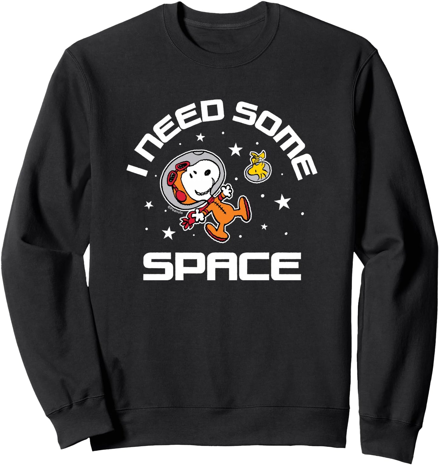 Peanuts - Snoopy and Woodstock I Need Some Space Sweatshirt