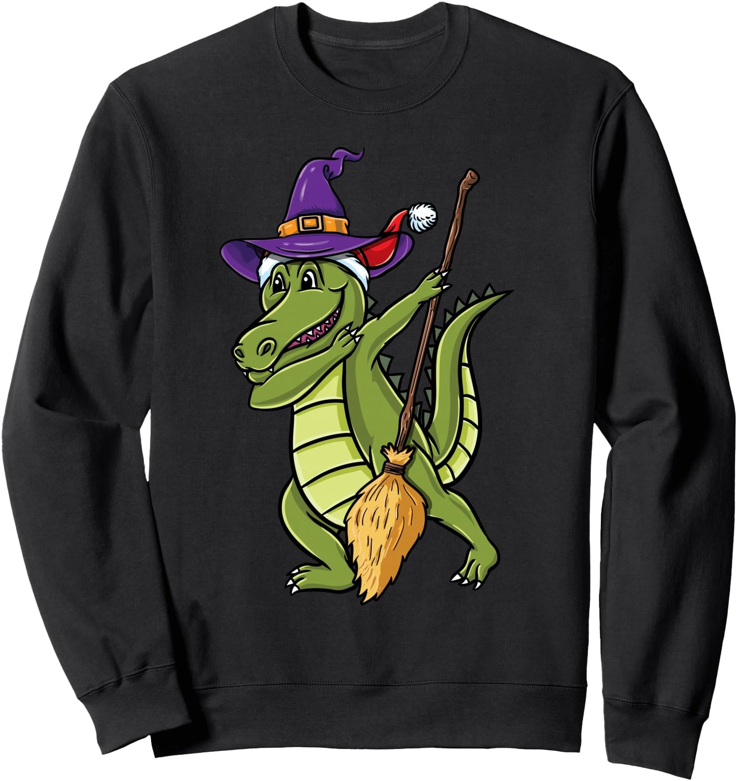 Dabbing Christmas Crocodile Halloween Sweatshirt
