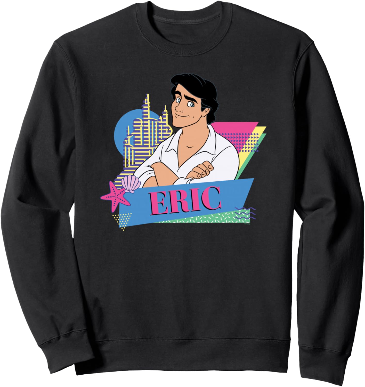 Disney The Little Mermaid Retro Couples Matching Prince Eric Sweatshirt