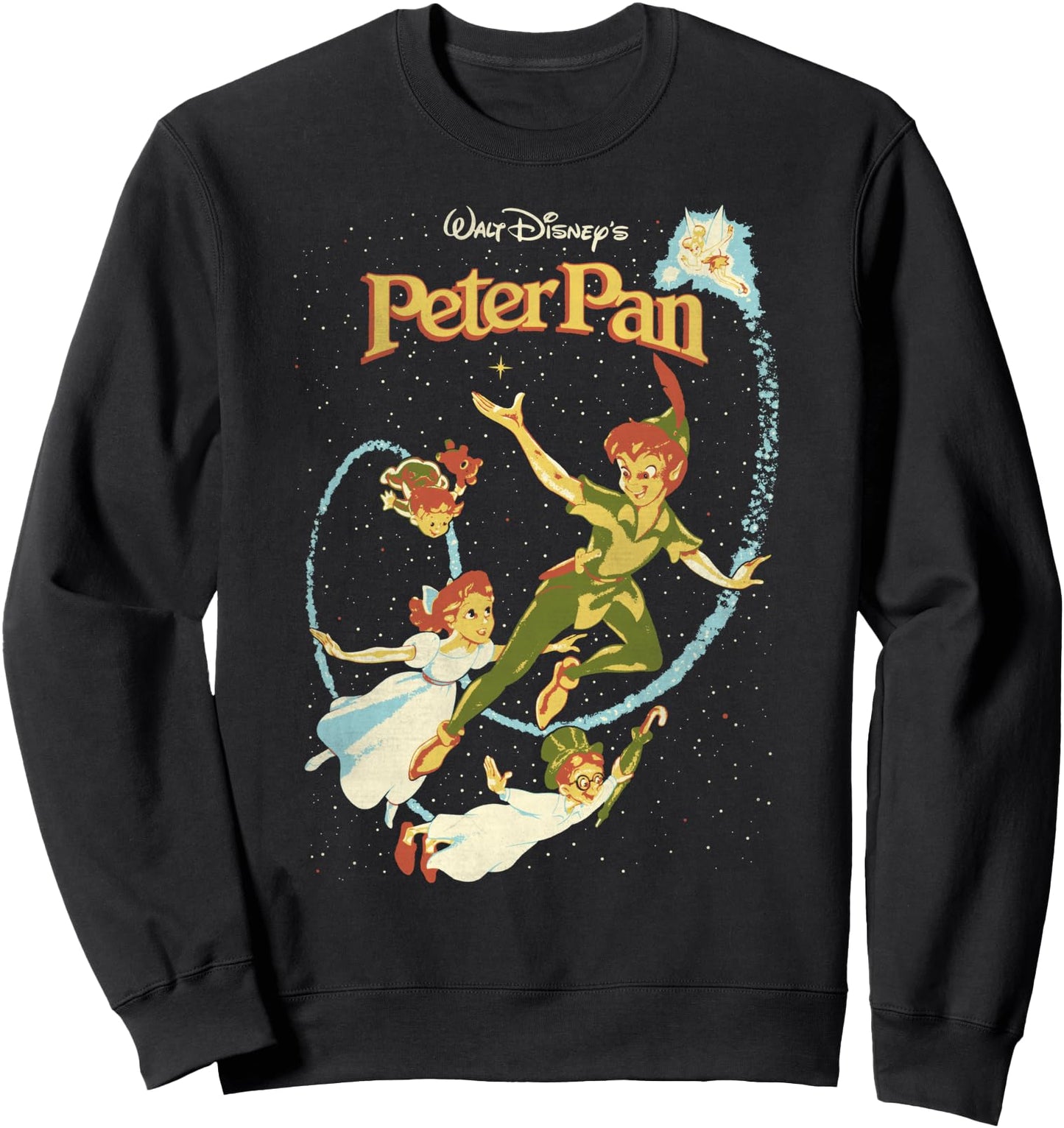 Disney Peter Pan Darling Flight Vintage Graphic Sweatshirt Sweatshirt