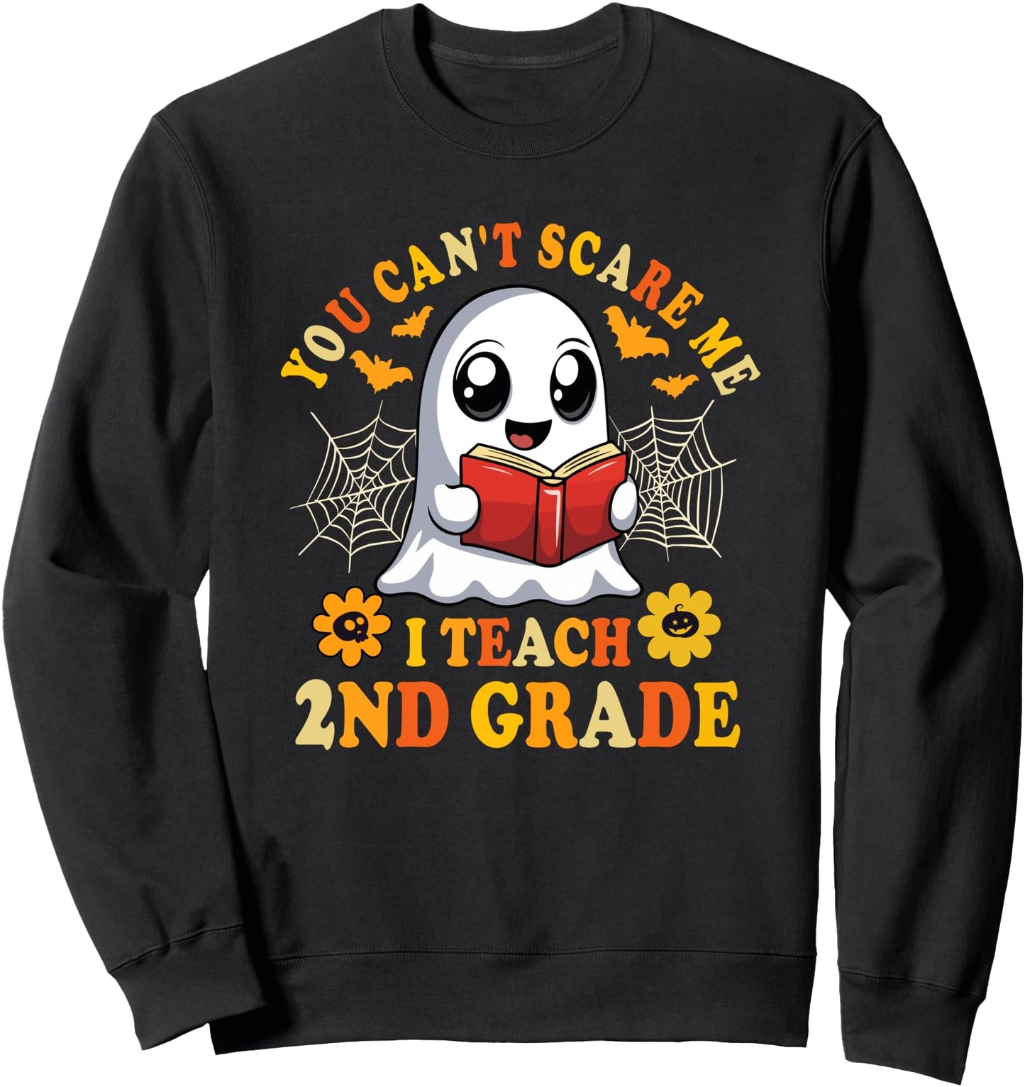 Teacher 2nd Grade Halloween Sweatshirt