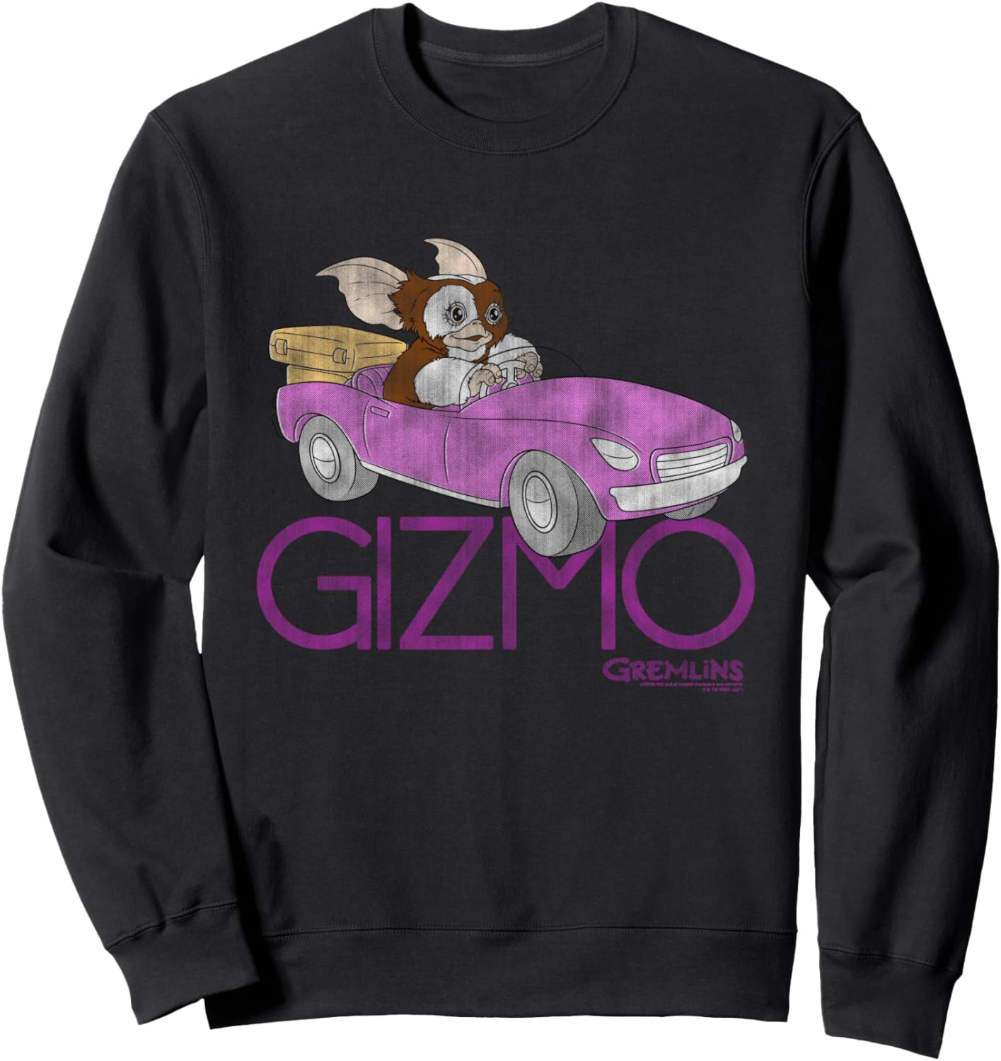 Gremlins Gizmo Pink Car Sweatshirt