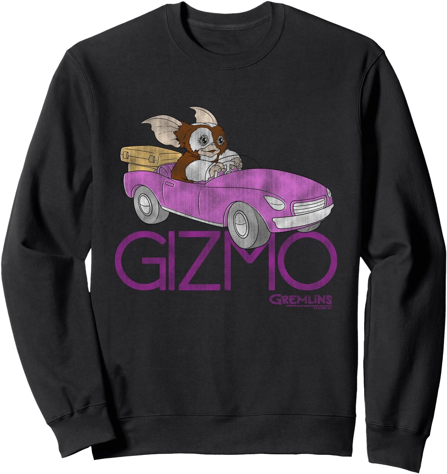 Gremlins Gizmo Pink Car Sweatshirt