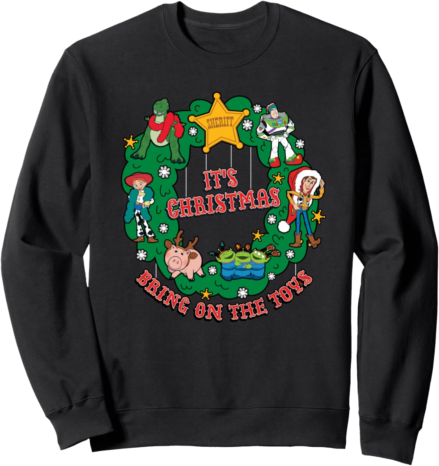 Disney & Pixar's Toy Story It's Christmas, Bring on the Toys Sweatshirt
