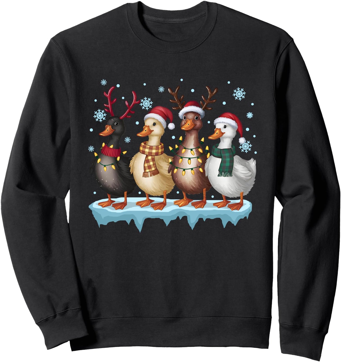 Merry Duckmas Funny Duck Christmas Duck Lover Xmas Duck Farm Sweatshirt