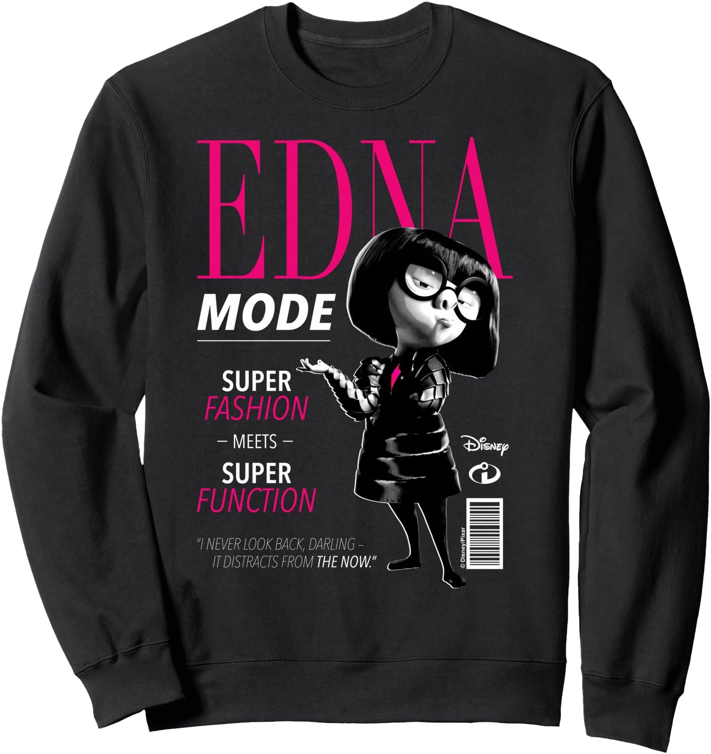 The Incredibles, The Incredibles 2 - Edna Mode Super Fashion Sweatshirt