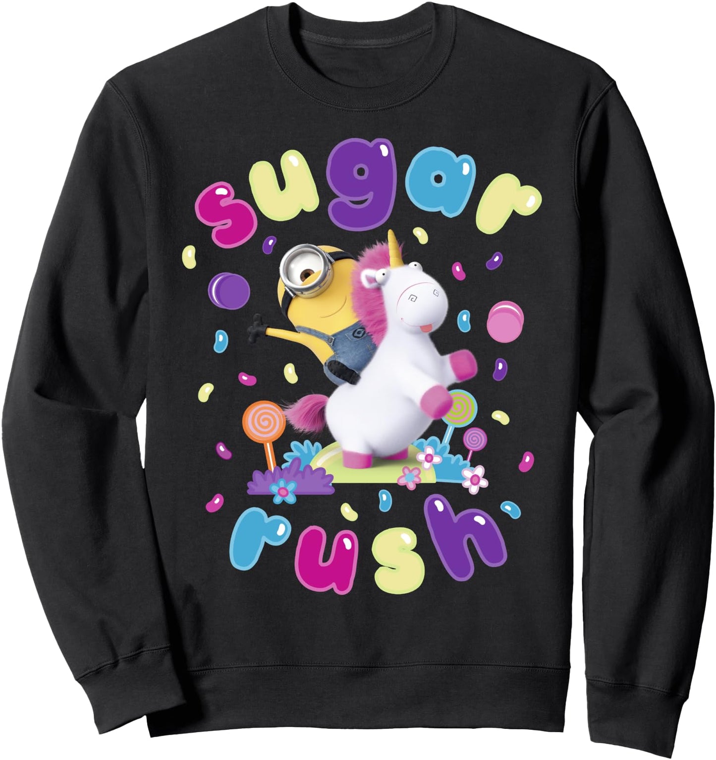 Despicable Me Minions Sugar Rush Candy Sweatshirt Sweatshirt