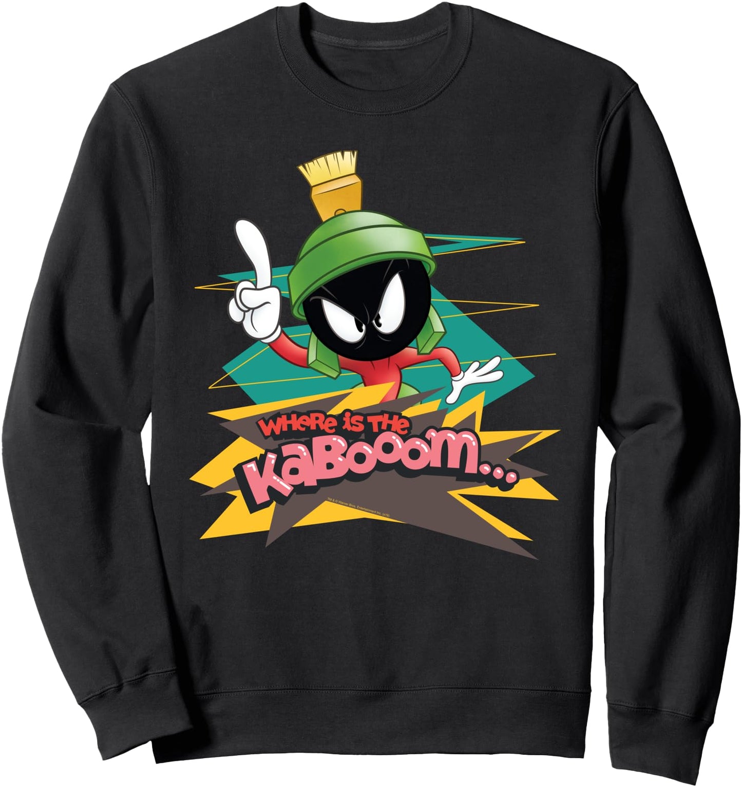 Looney Tunes Marvin the Martian Where is the Kaboom Sweatshirt
