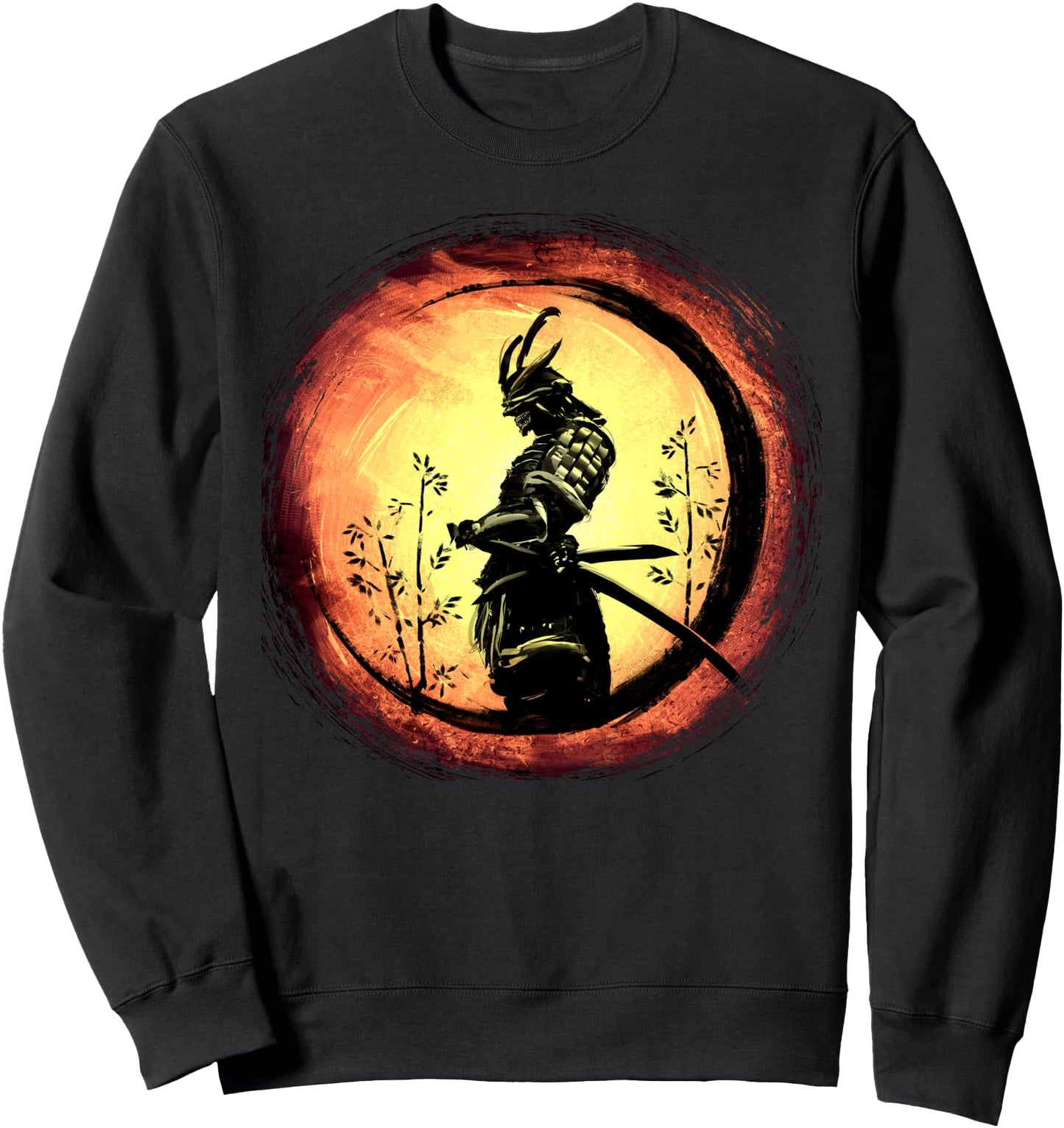 Samurai Bushido Tee Japan Warrior Japanese Retro Art Print Sweatshirt