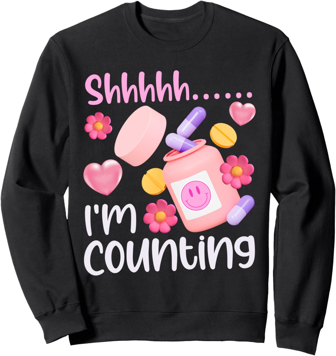 cute women job funny pharm tech pharmacist humor pharmacy Sweatshirt