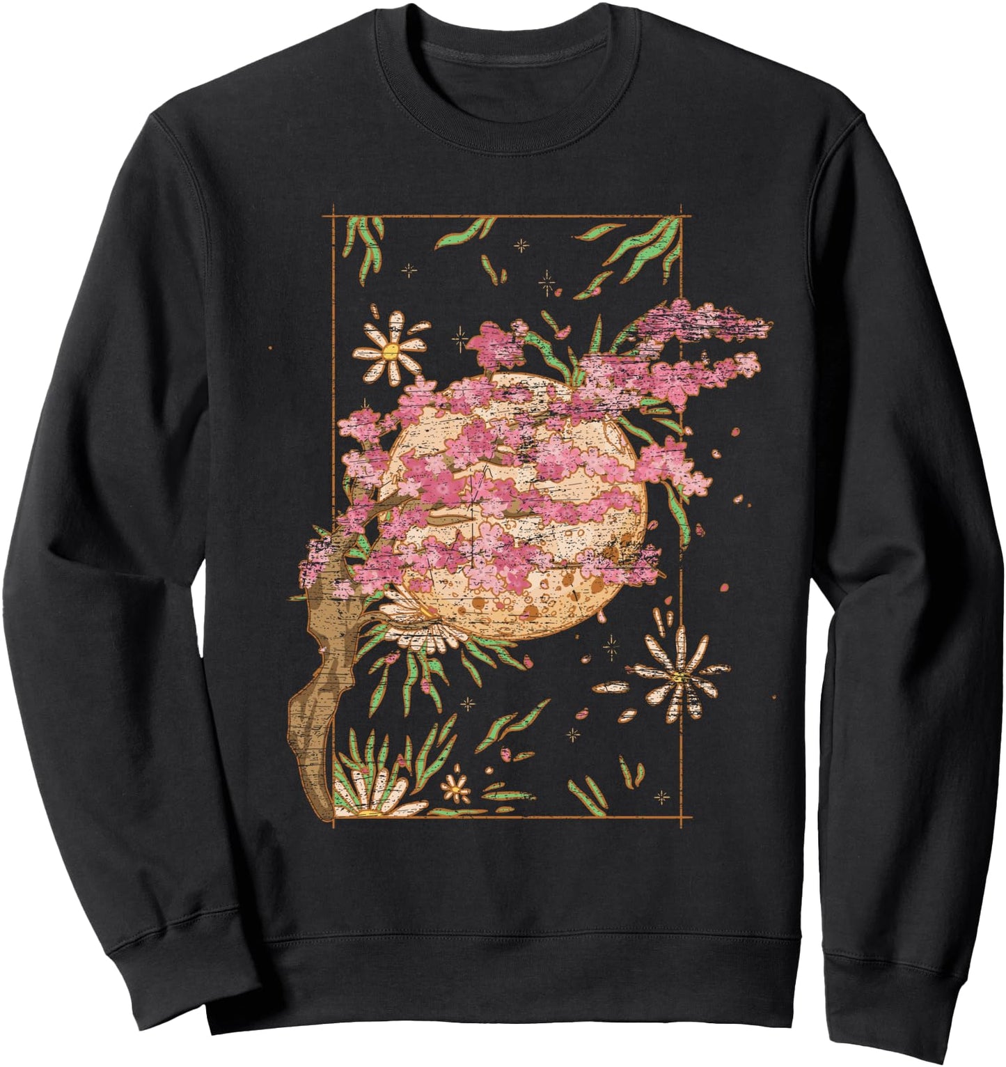 Floral Japan Sakura Pink Flower Japanese Cherry Blossom Sweatshirt