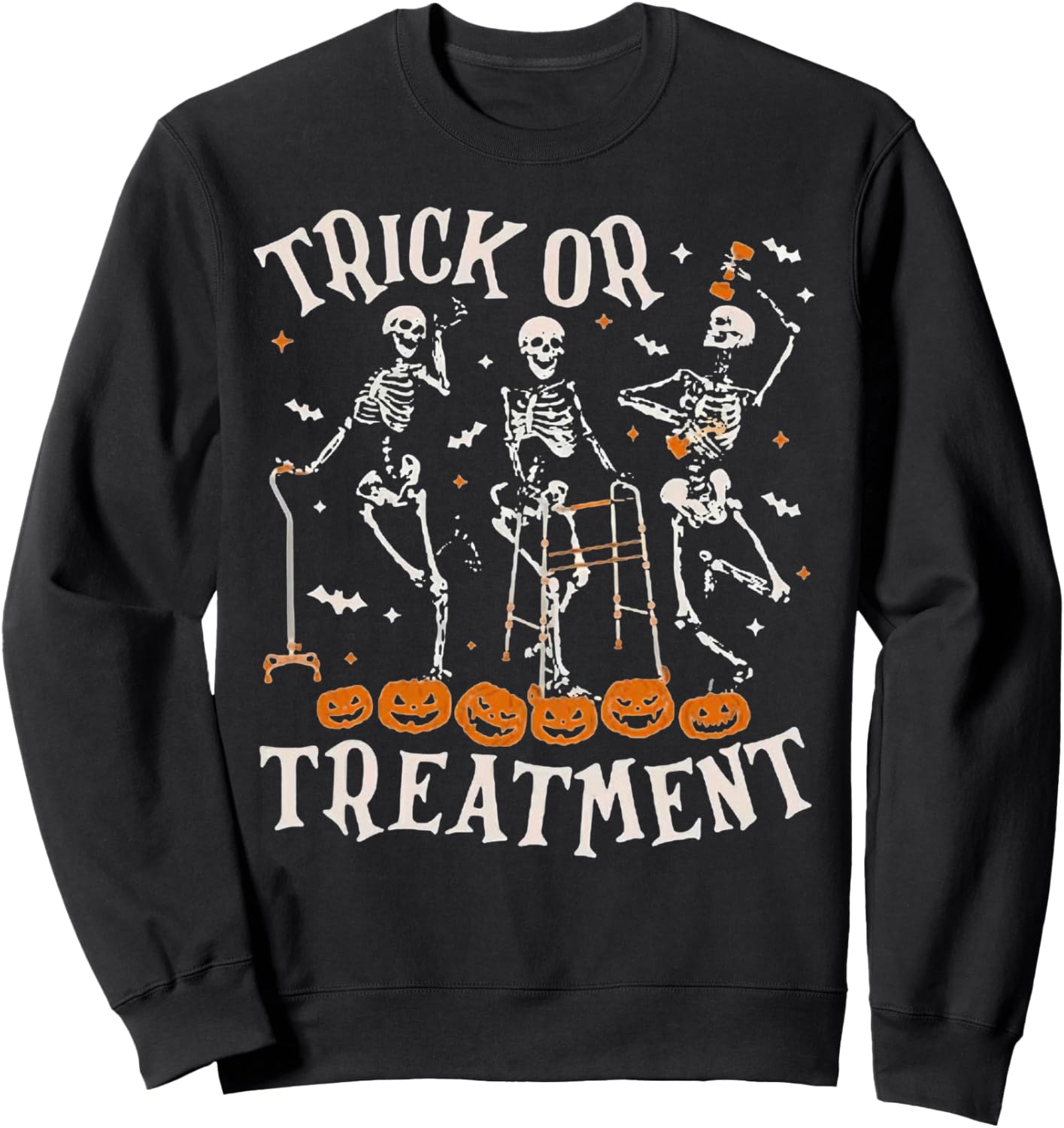 Halloween Skeleton Physical Therapist Sweatshirt